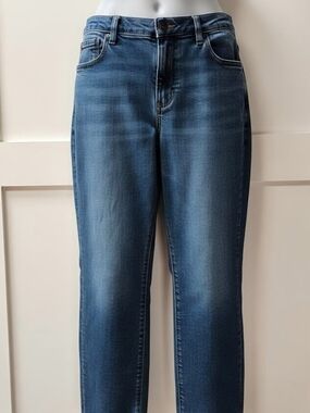 American Eagle Outfitters Straight Leg Washed Blue Jeans